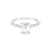 1.00ct Emerald Engagement Ring