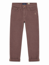Polo Boys Roy Slim Fit Pants In Coffee