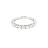 Round Half Eternity Wedding Band