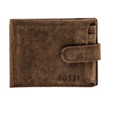 Bossi Rfid Leather Oil Hunter Bill Wallet In Brown