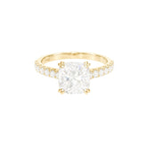 2.90ct Cushion Engagement Ring