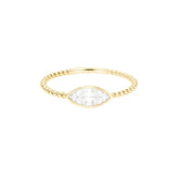0.42ct Marquise Twist Engagement Ring
