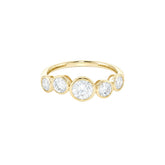 Round Scatter Wedding Band