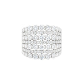 Round Multi-Row Wedding Band