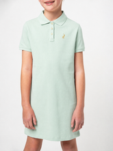 Polo Girls Dakota Golfer Dress In Cool Sage