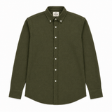 Morenzo Mens Sportswear Long Sleeve Shirt In Olive