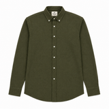 Morenzo Mens Sportswear Long Sleeve Shirt In Olive