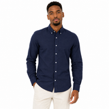 Morenzo Mens Sportswear Long Sleeve Shirt In Navy