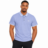 Enrico Coveri Mens Roma 292 Golfer In Cerulean