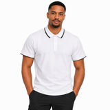 Enrico Coveri Mens Roma 285 Golfer In White