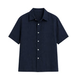 Antioch Mens Short Sleeve Shirt In Navy