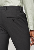 Polo Mens Slim Fit Trousers In Charcoal