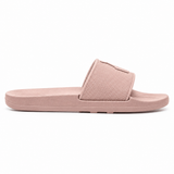 Polo Ladies Pony Moulded Pool Slides In Blush