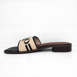 Polo 0078850 Ladies Tape Flat Sandals Navy