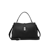 Guess Womens Rudie Satchel Bag In Black