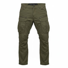 Pure Premium Mens Clint Cargo Pants Military