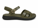 Pierre Cardin Ladies Halay Sandals In Olive