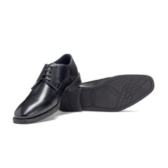 Hush Puppies Hpm00906 Mens Lebron Leather Shoes Black