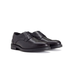 Hush Puppies Mens Maradona Leather Shoes In Black