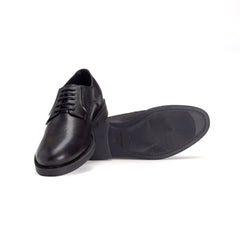 Hush Puppies Mens Maradona Leather Shoes In Black