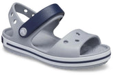 Crocs Crocband Sandal Kid In Grey & Navy