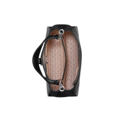 Guess Womens Rudie Satchel Bag In Black