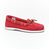 Hush Puppies Womens Yarmouth Gingko Tuumbled Nubuck Shoes In Red