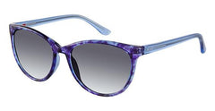 Elle Womens Sunglasses In Clear Blue