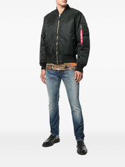 Alpha Unisex Classic Reversible Jackets In Black