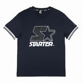 Starter Mens Bold Logo T-Shirt In Navy & White