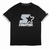 Starter Mens Bold Logo T-Shirt In Black Multi