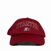 Starter Mens Baseball Curve Cap in Maroon