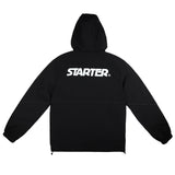 Starter Mens Wind Breaker Tracksuit Top In Black