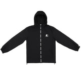 Starter Mens Wind Breaker Tracksuit Top In Black