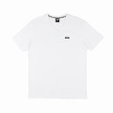 Pony Mens Block Logo V-Neck T-Shirt In White