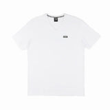 Pony Mens Block Logo V-Neck T-Shirt In White
