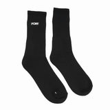 Pony Mens Block Logo Socks In Black & White