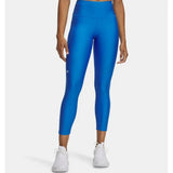 Under Armour Womens HeatGear® Armour Hi-Rise Ankle Leggings In Royal Blue