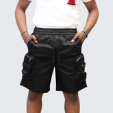 Covali Men's Cargo Short In Black