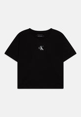Calvin Klein Unisex Logo Boxy T-Shirt In Black