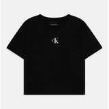 Calvin Klein Unisex Logo Boxy T-Shirt In Black