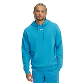 Under Armour Mens Rival Fleece Hoodie In Turquoise