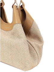 Gianni Chiarini 0369 Cst-Pl Fabric/Leather Bag Natural