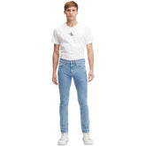 Calvin Klein Slim Taper Jeans In Denim Light