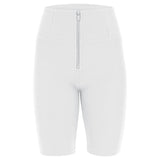 Freddy Womens High Waist Shorts In White