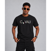 Covali Mens Tipo Milan Short Sleeves T-Shirt In Black