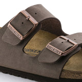 Birkenstock Unisex Arizona Birko-Flor Shoes In Mocha