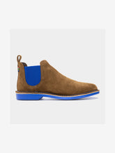 Veldskoen Mens J-Bay Chelsea Boots Brown Blue