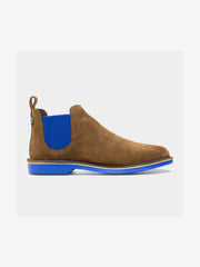 Veldskoen Mens J-Bay Chelsea Boots Brown Blue