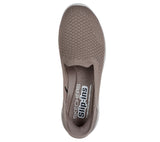 Skechers Womens Arya Skip-In Shoes In Taupe